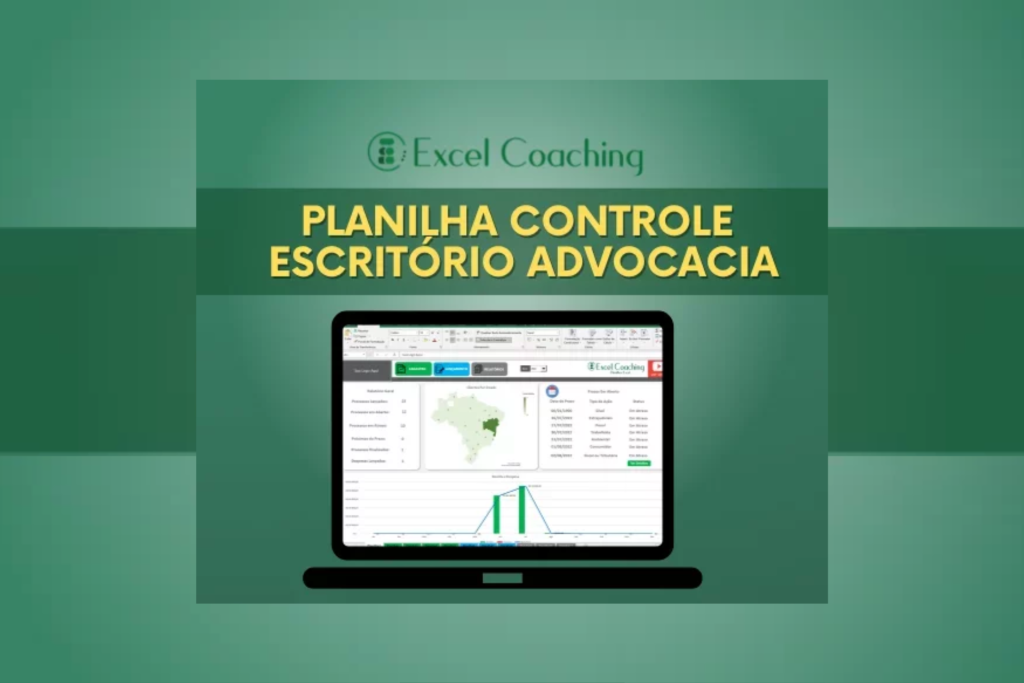 Planilha Controle Financeiro Escritório Advocacia