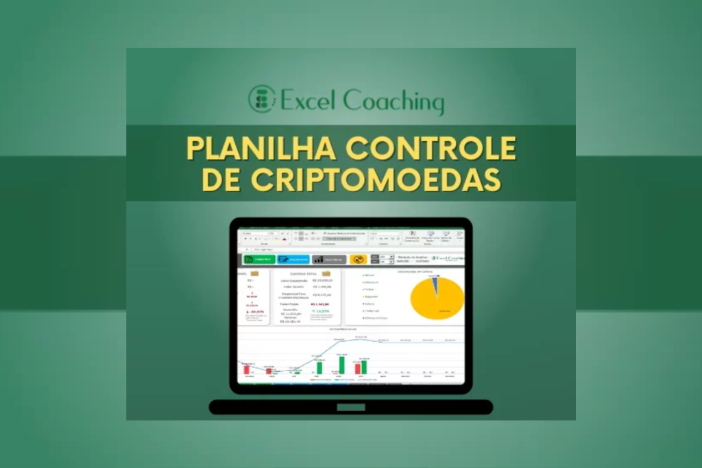 Planilha de Criptomoedas Controle de Bitcoin Excel