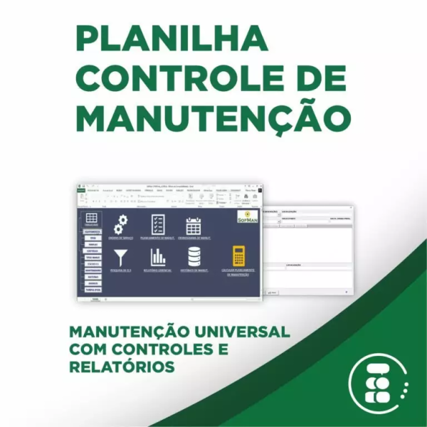 Planilha de Manutenção Universal com Controles e Relatórios