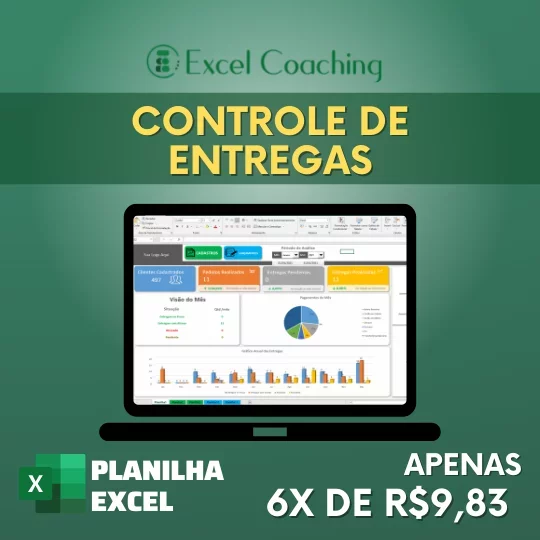 Planilha Controle de Entregas em Excel VBA